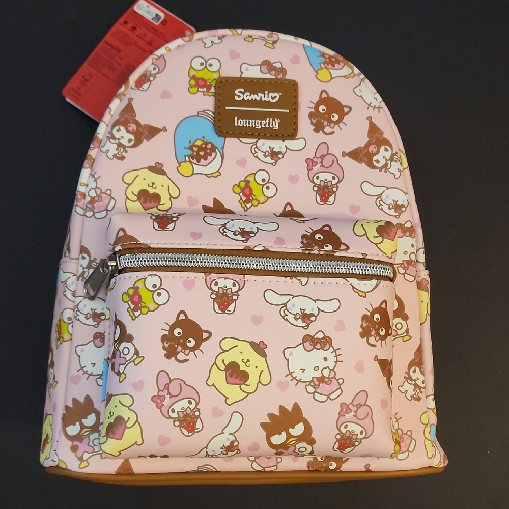 Loungefly Hello Kitty And Friends Sanrio Pink Backpack. NWT - Picture 5 of 9